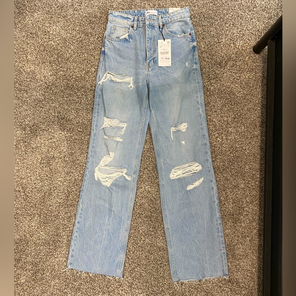 Zara wide leg jeans